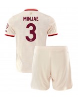 Bayern Munich Kim Min-jae #3 Alternativní dres pro děti 2024-25 Krátký Rukáv (+ trenýrky)